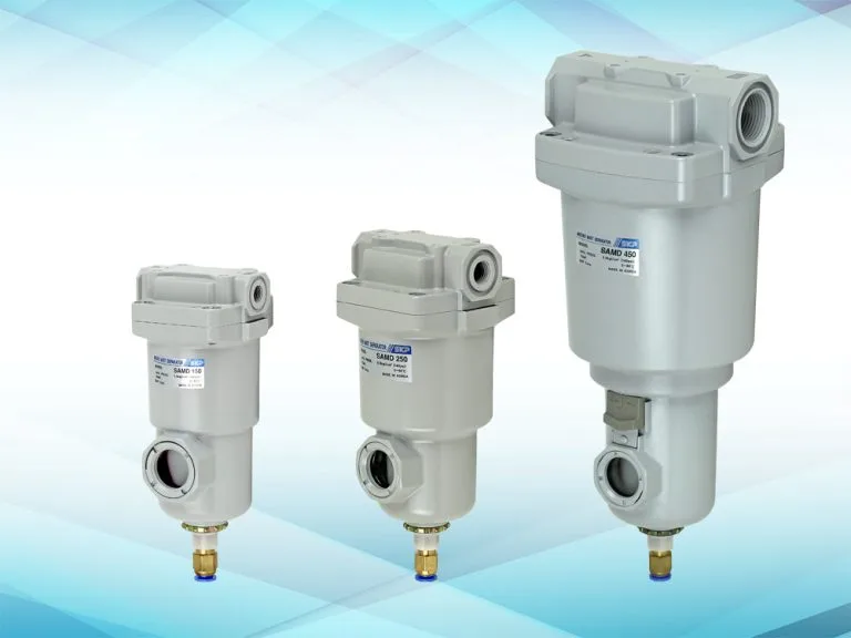 Bộ lọc tinh SKP: SAMD350-04BD, SAMD450M-06BD, SAMD550M-10BD, SAMD650-14BD, SAMD850-20BD   ( độ tinh lọc 0.01micron)