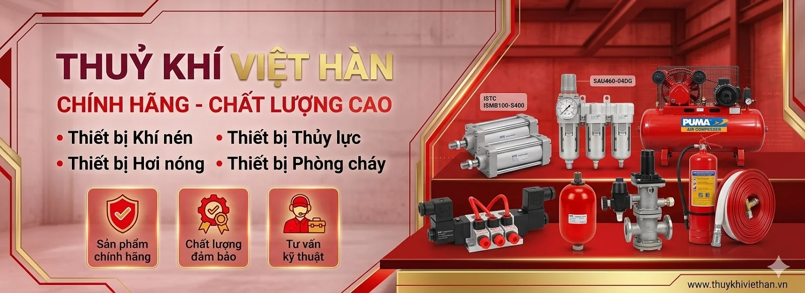 Banner Thủy Khí Việt Hàn 2